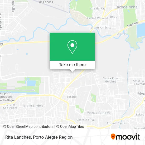 Rita Lanches map
