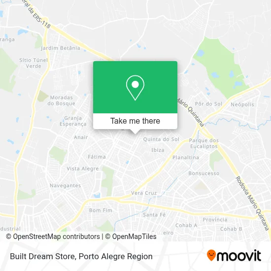Built Dream Store map