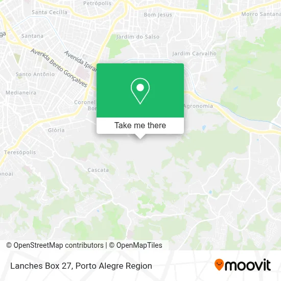 Lanches Box 27 map