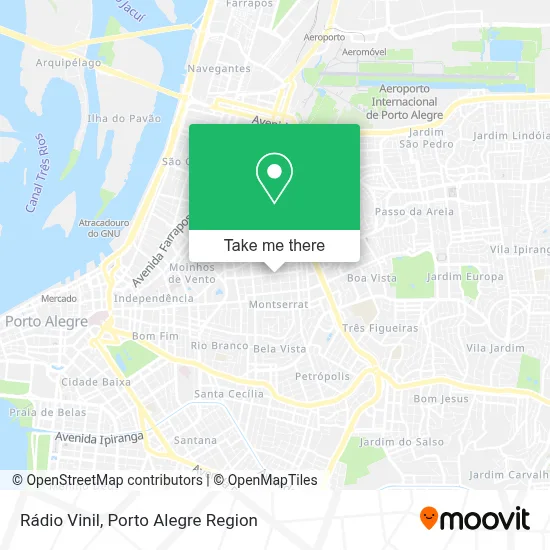 Rádio Vinil map