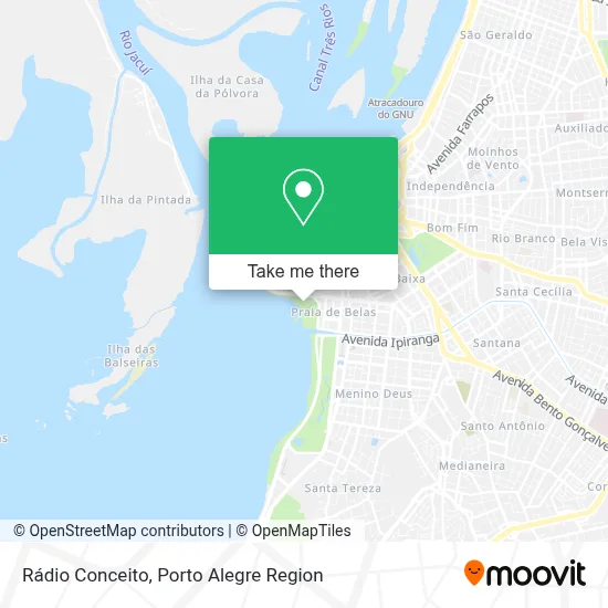 Rádio Conceito map