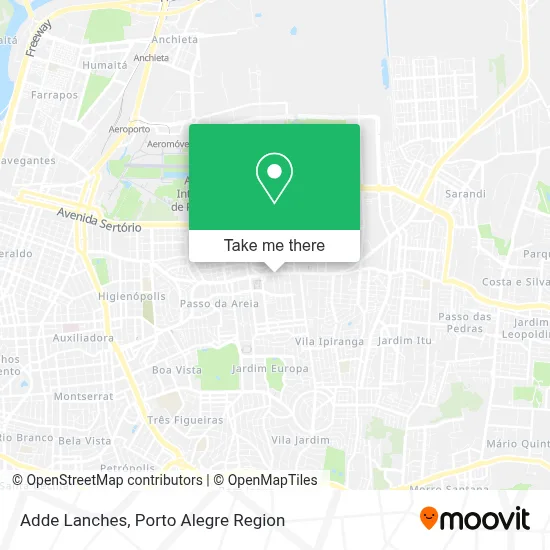 Adde Lanches map