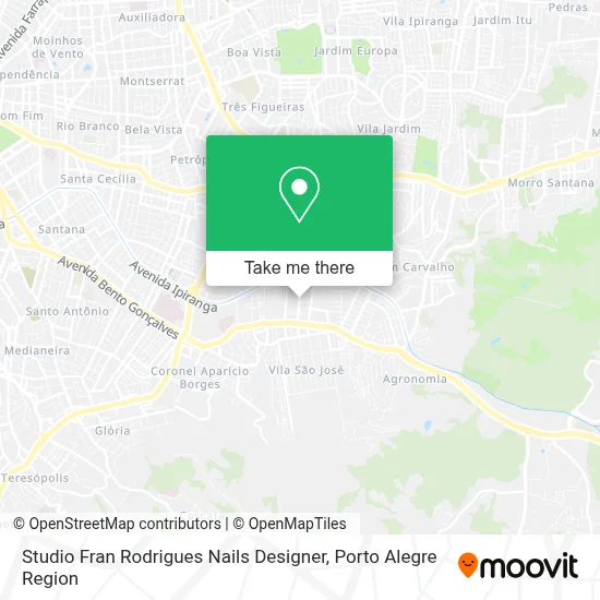 Studio Fran Rodrigues Nails Designer map