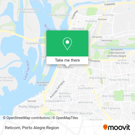 Reticom map