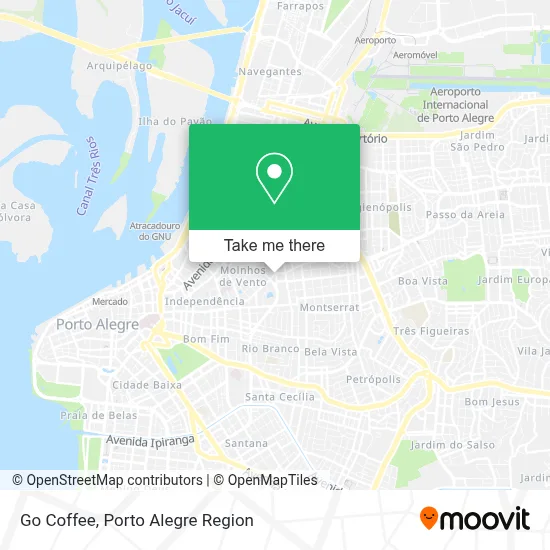 Go Coffee map