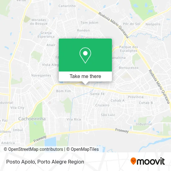 Posto Apolo map