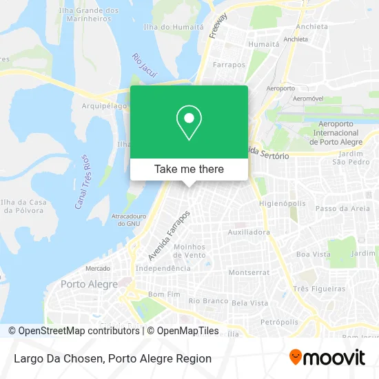 Largo Da Chosen map