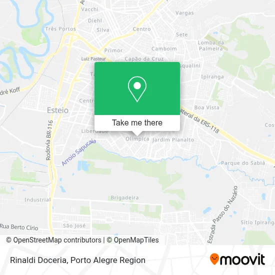 Rinaldi Doceria map