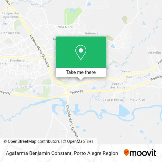 Agafarma Benjamin Constant map