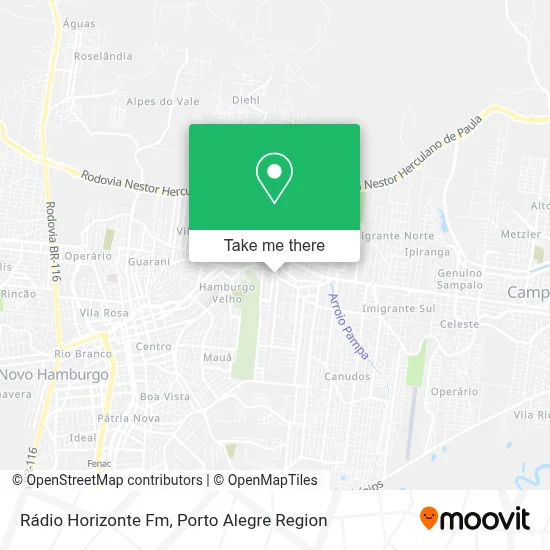 Rádio Horizonte Fm map