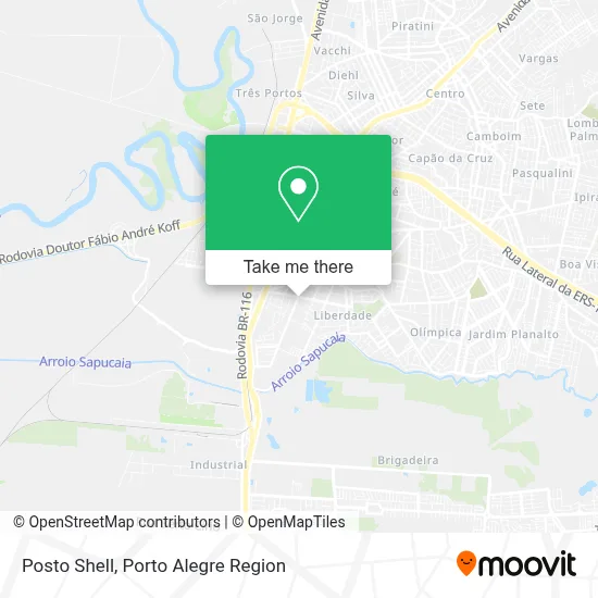 Posto Shell map