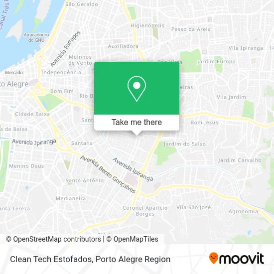 Clean Tech Estofados map