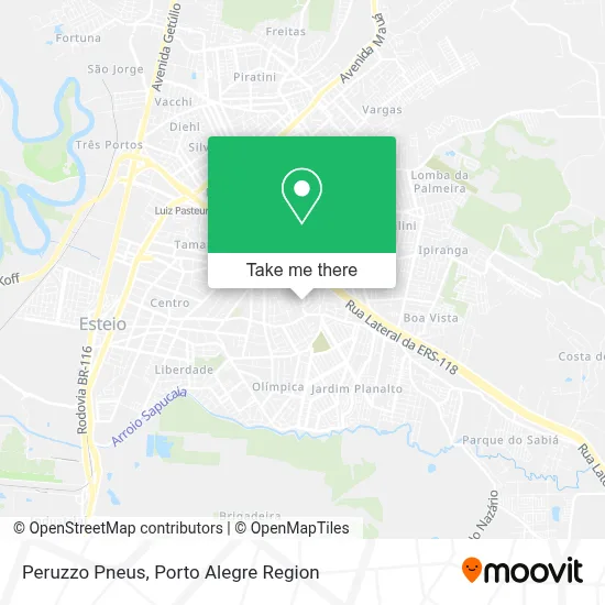 Peruzzo Pneus map