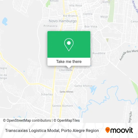Transcaxias Logistica Modal map