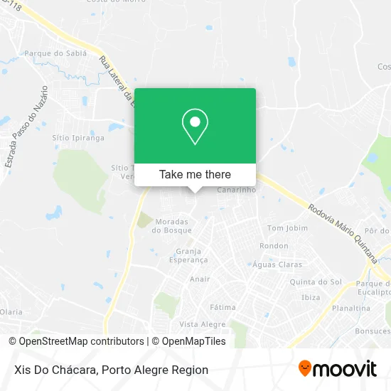 Xis Do Chácara map