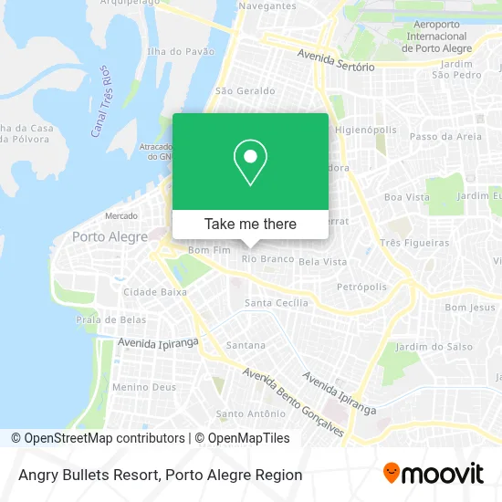 Angry Bullets Resort map