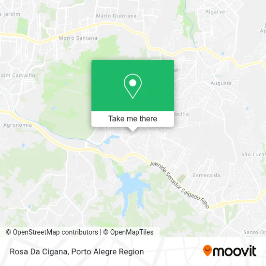 Rosa Da Cigana map