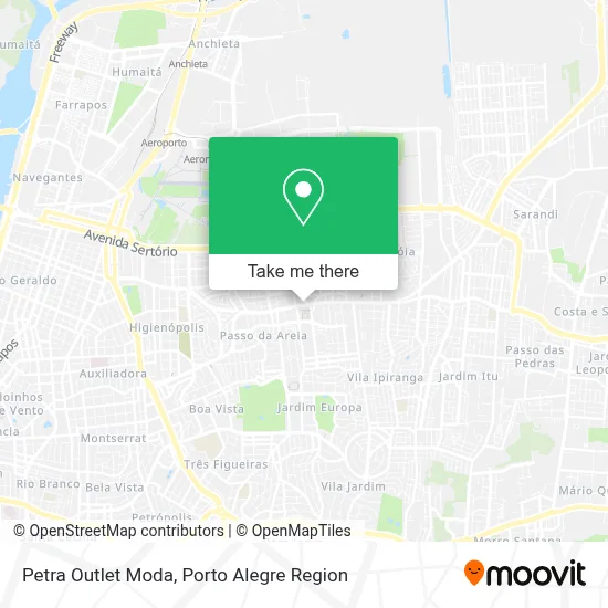 Petra Outlet Moda map
