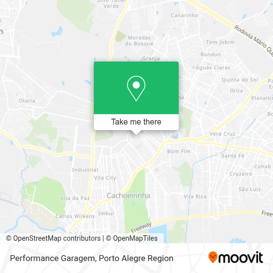 Performance Garagem map