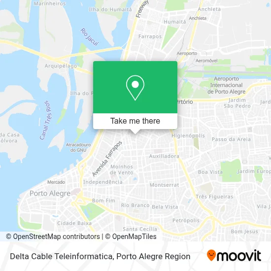 Delta Cable Teleinformatica map