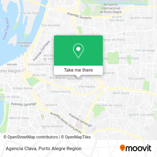 Agencia Clava map