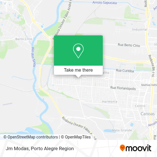 Jm Modas map