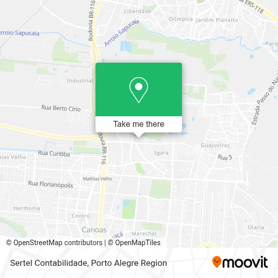 Sertel Contabilidade map