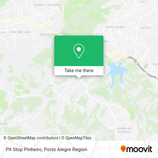 Pit Stop Pinheiro map