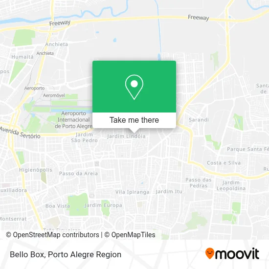 Bello Box map