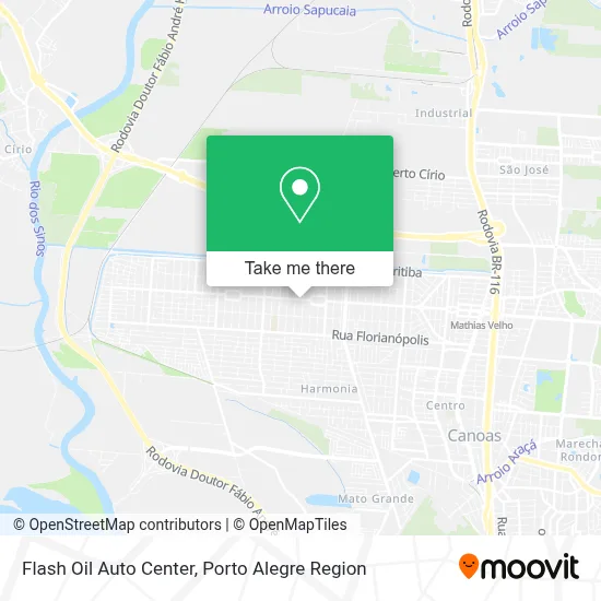 Flash Oil Auto Center map