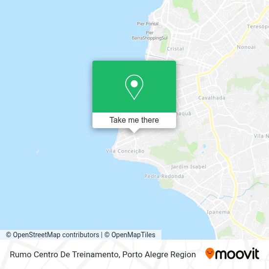 Rumo Centro De Treinamento map