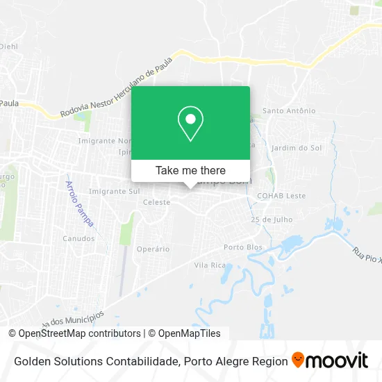 Golden Solutions Contabilidade map