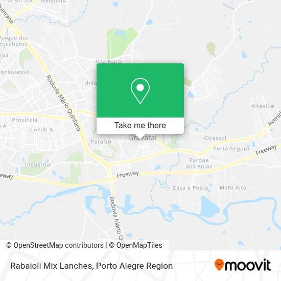 Rabaioli Mix Lanches map