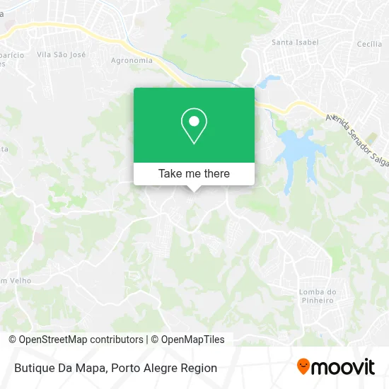Butique Da Mapa map