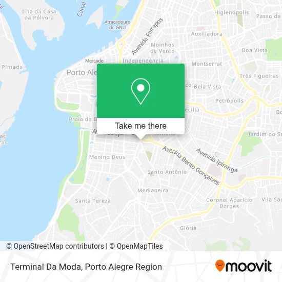 Terminal Da Moda map
