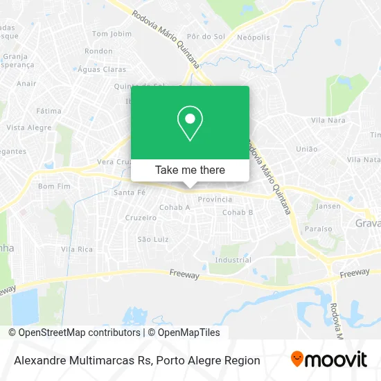 Alexandre Multimarcas Rs map