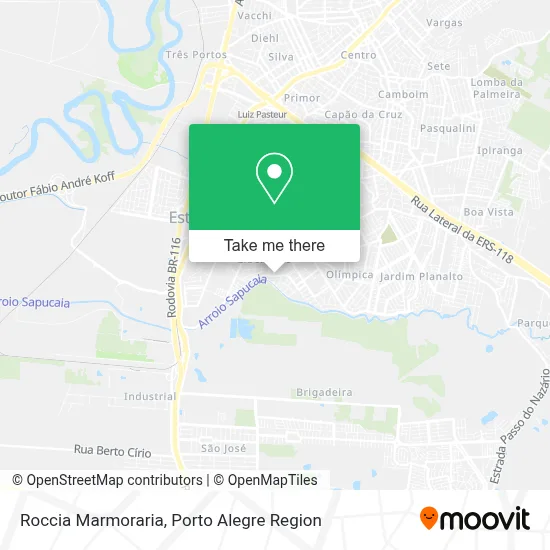 Roccia Marmoraria map
