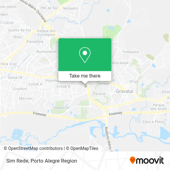 Sim Rede map