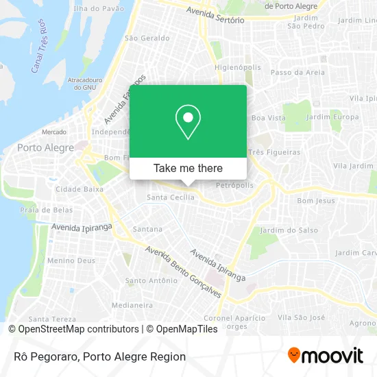 Rô Pegoraro map
