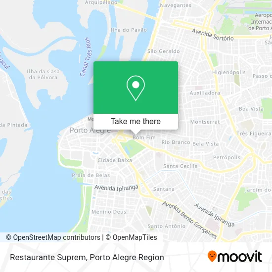 Restaurante Suprem map