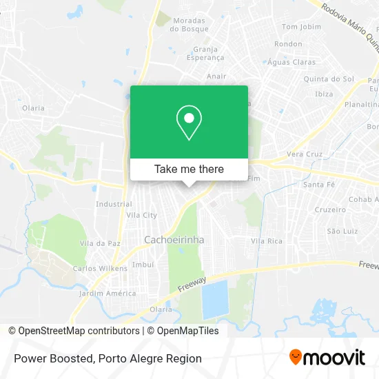 Power Boosted map