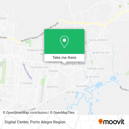 Digital Center map