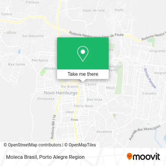 Moleca Brasil map