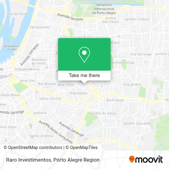 Raro Investimentos map