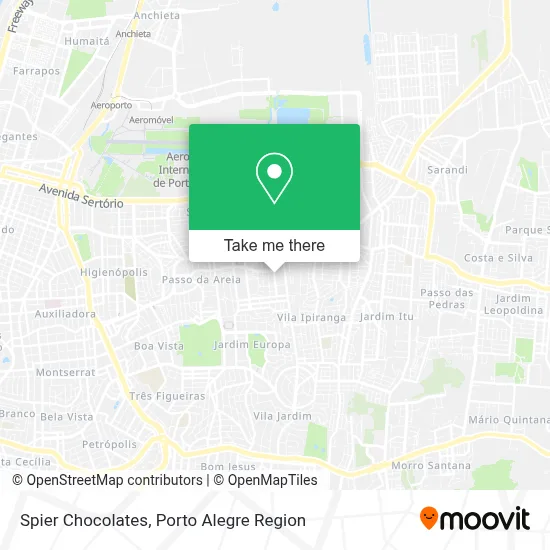 Spier Chocolates map
