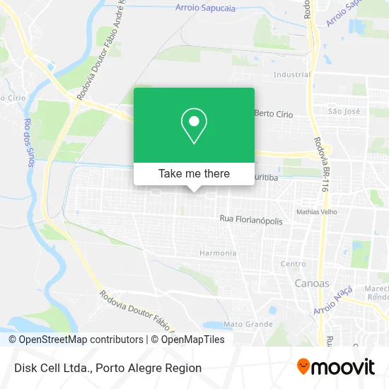 Disk Cell Ltda. map