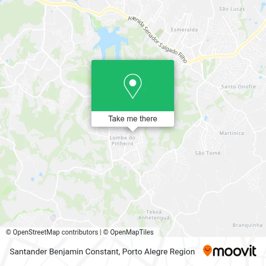 Santander Benjamin Constant map