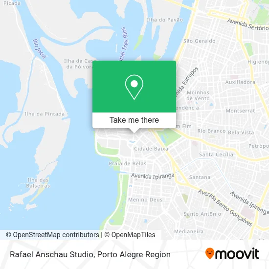 Rafael Anschau Studio map