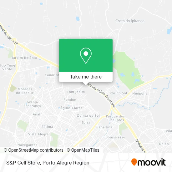 S&P Cell Store map