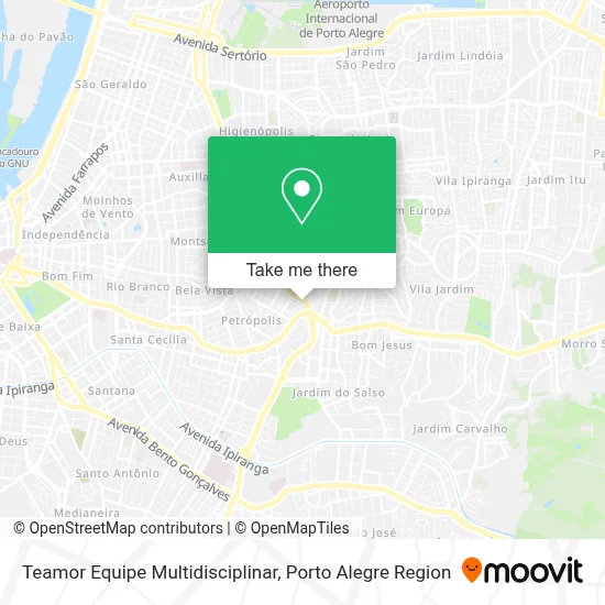 Teamor Equipe Multidisciplinar map